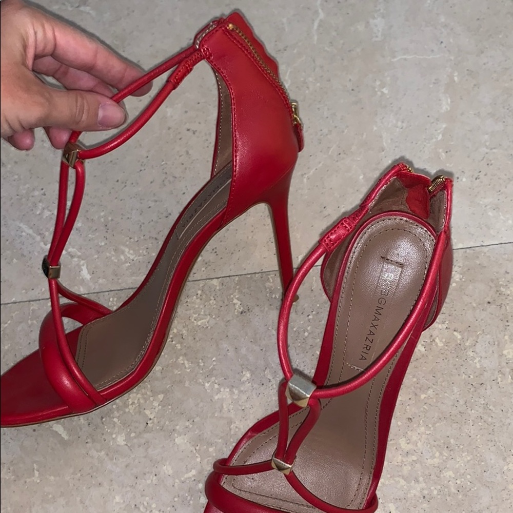 bcbg red heels